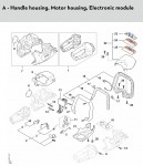 Stihl HSA 60.1 Cordless Hedgetimmers Spare Parts